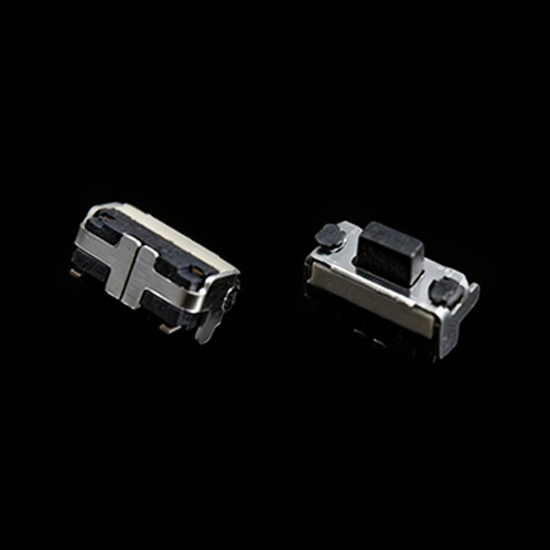 TS-C012049 2*4 Small Side-Actuated Bluetooth Headsets Tactile Switch with Dual-Layer Bracket