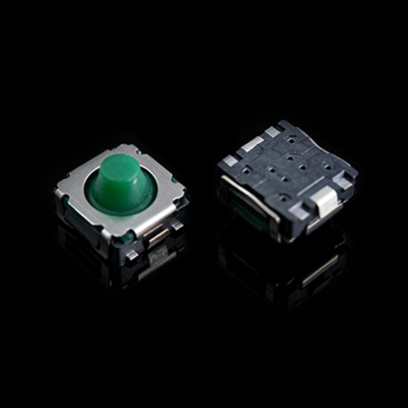TS-F011002 6x6x4.1 Green-Head Silicone Tactile Switch