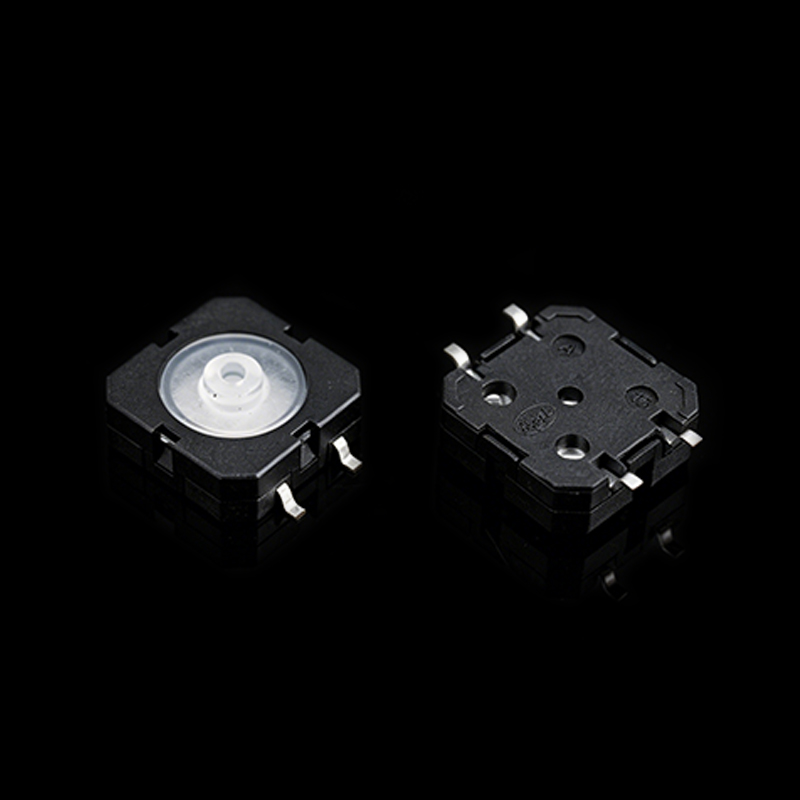TS-F011013A 12x12 Transparent-White-Head Silicone Tactile Switch