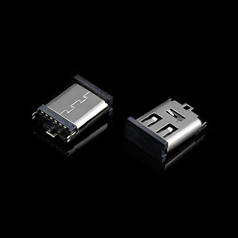 TS-S013098-0223 L=10 Type-C Vertical SMT Female Receptacle