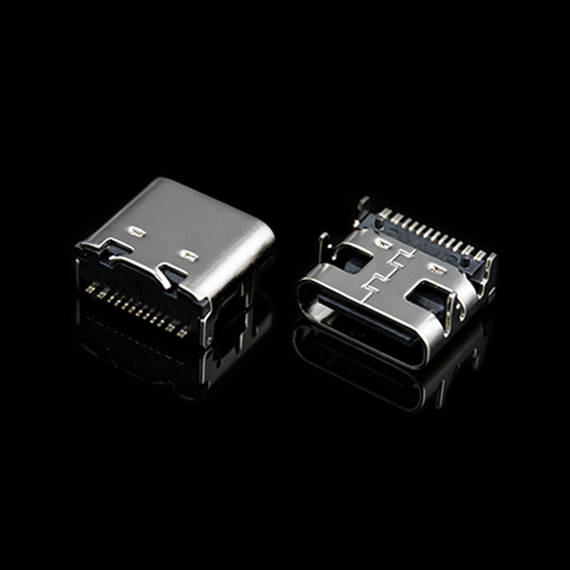 TS-S013127-0223 L=7.35 Type-C Horizontal Female Receptacle
