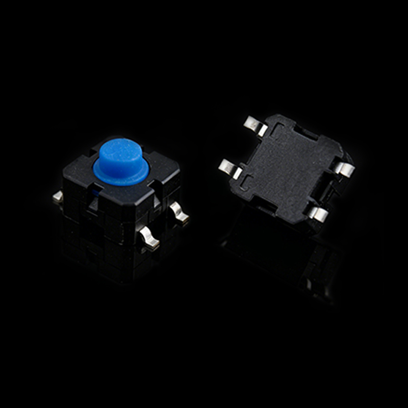 TS-F011020 6.5x6.5 Blue-Head Silicone Tactile Switch