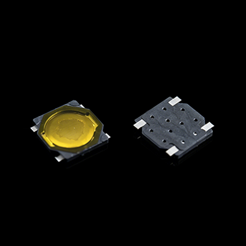 TS-A005039 3.7*3.7*0.35 Flat-Pin High Tactile Feel Headset/Membrane Type Tactile Switch