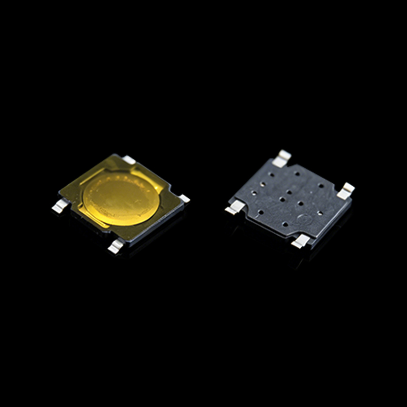 TS-A009004 4.5*4.5*0.55 Flat-Pin Headset/Membrane Type Tactile Switch