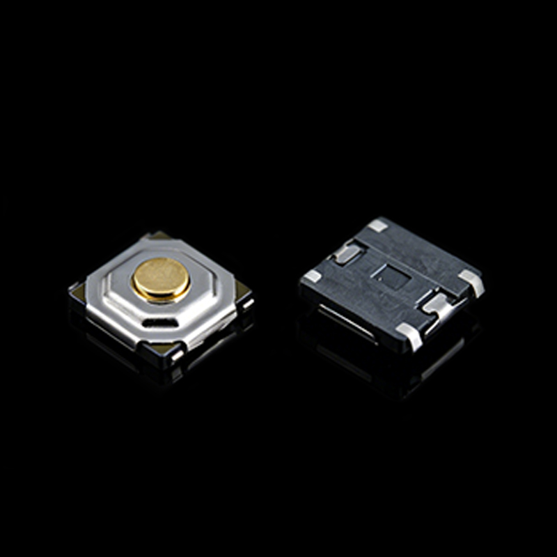TS-C005484 4*4 Square-Cap Tactile Switch with Copper Housing