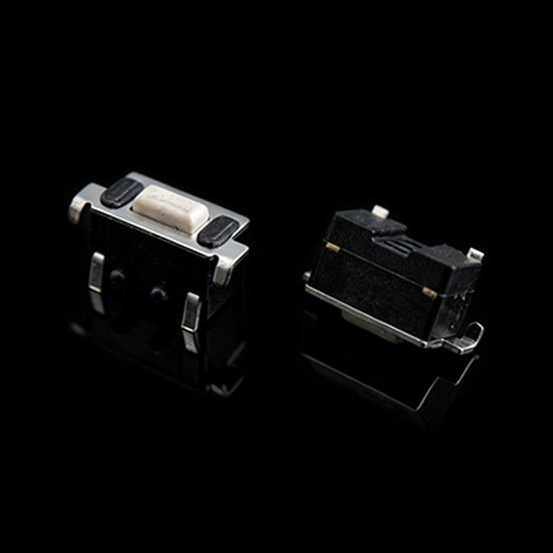 TS-C017006 3*6*5 Side-Actuated Black Base White Cap Tactile Switch