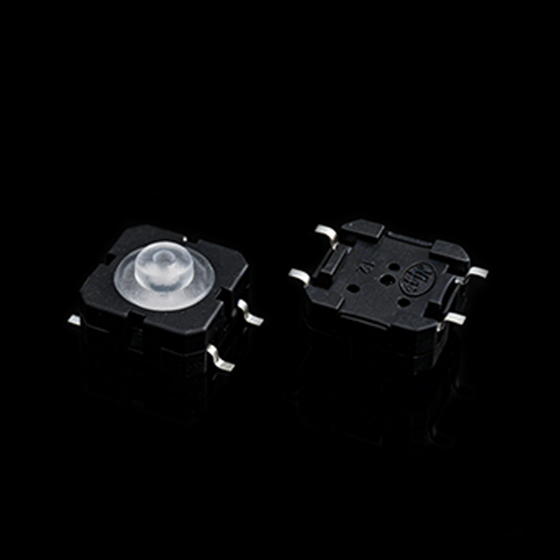 TS-F011007A 8.5x8.5 Transparent-Head/AG Silicone Tactile Switch