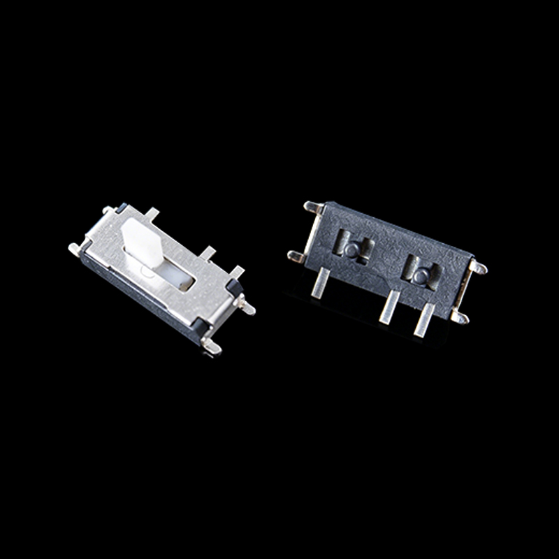 TS-L005018 7-Pin Vertical Slide Switch with White Actuator