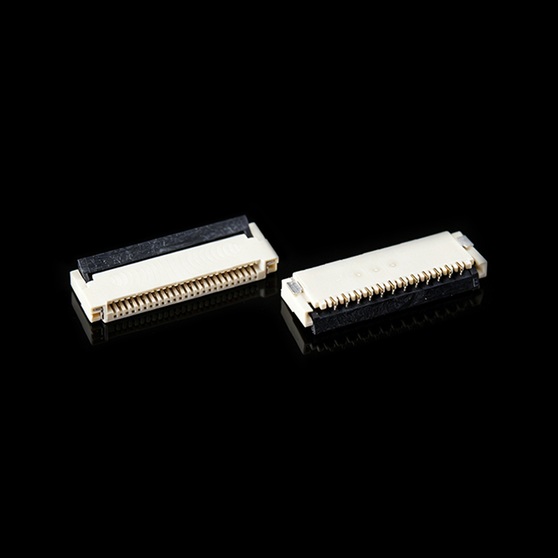 TS-Q003046 FPC 1.0mm Pitch Horizontal Back-Lock Cable Connector