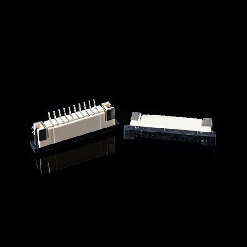 TS-Q003141 FPC 1.0mm Pitch Horizontal K-Type Bottom-Contact Cable Connector