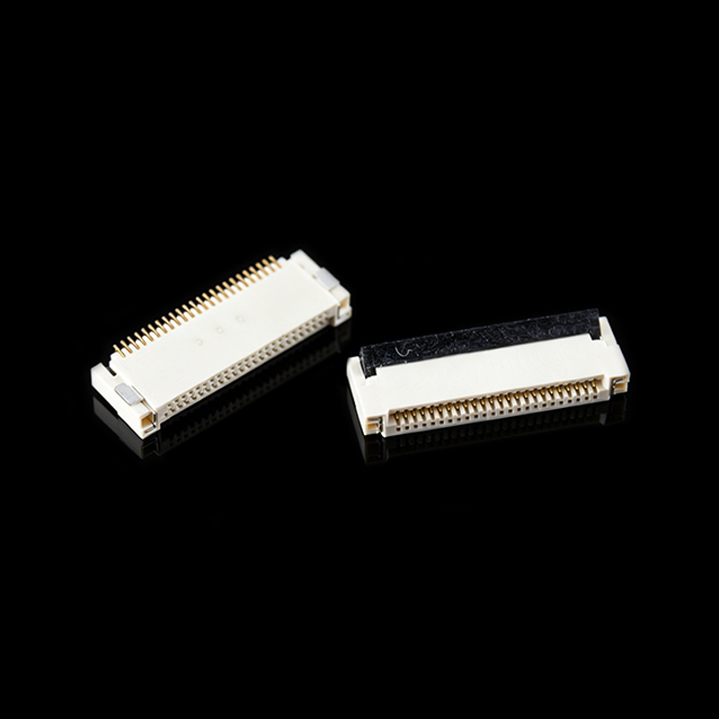 TS-Q024055 FPC 0.5mm Pitch Horizontal Back-Lock Cable Connector