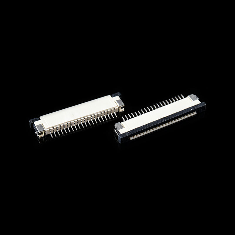 TS-Q024087 FPC 1.0mm Pitch Horizontal K-Type Top-Contact Cable Connector
