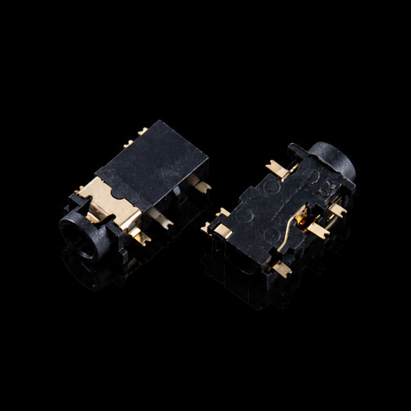 Audio Jack TS-K009213, PJ-342C, Recessed Type, Headless, Long Tongue