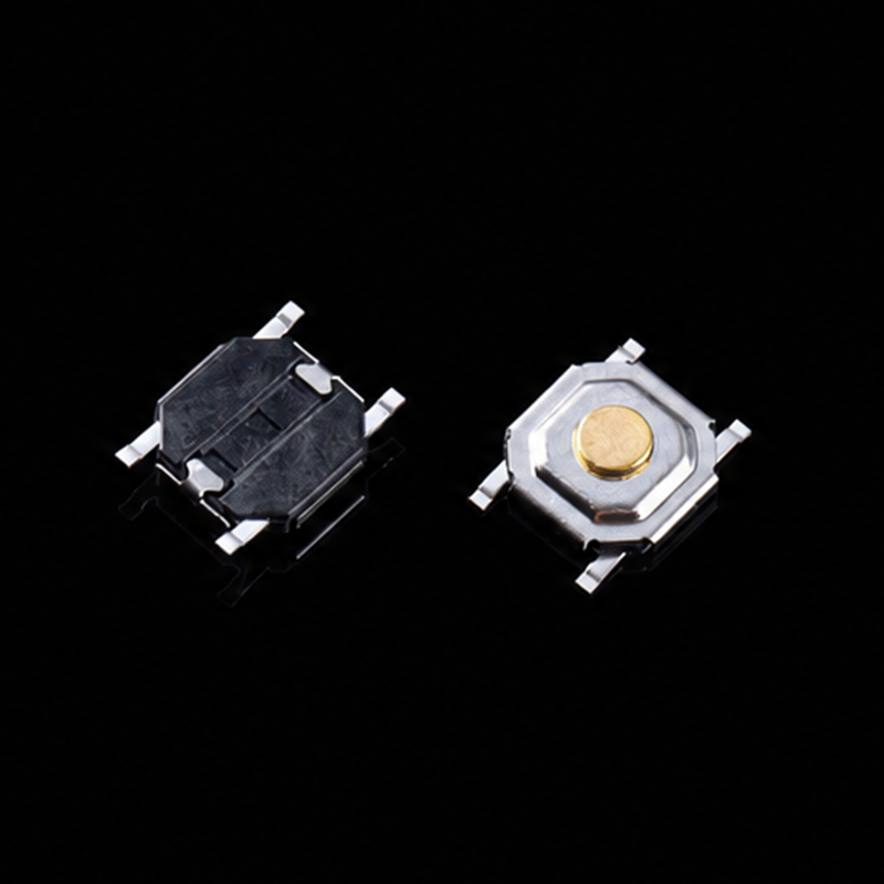 Tactile Switch TS-C005033 – 4×4×1.5mm Copper Square Type