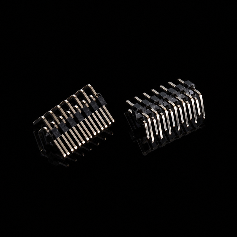TS-Q005106 2.0mm Pitch Dual Row Right-Angle Pin Header, 2 x 7 Pins