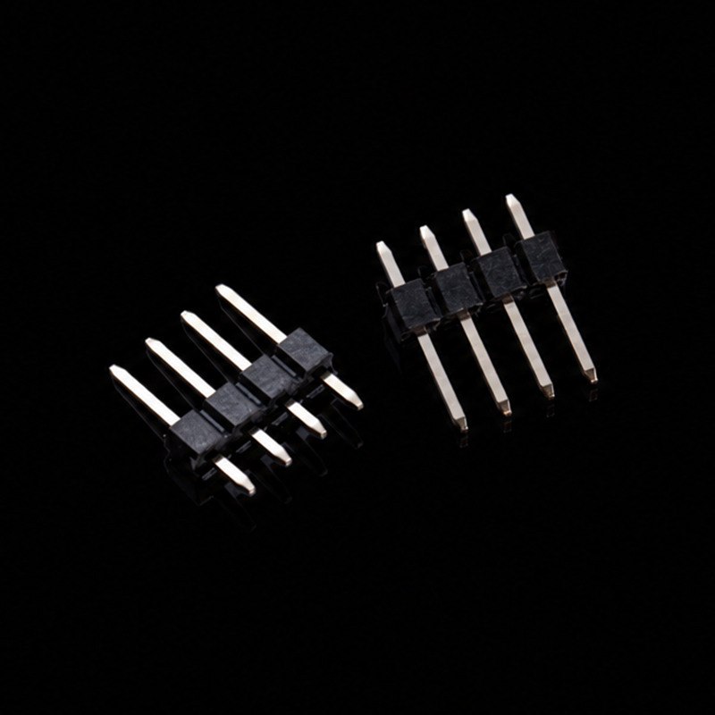 TS-S011156 2.54mm Pitch Single Row Straight Pin Header, 1 x 4 Pins