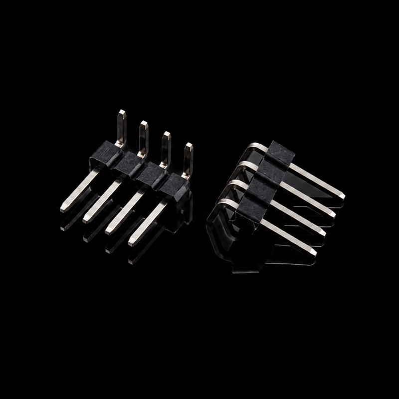 TS-S011232 2.54mm Pitch Single Row Right-Angle Pin Header, 1 x 4 Pins